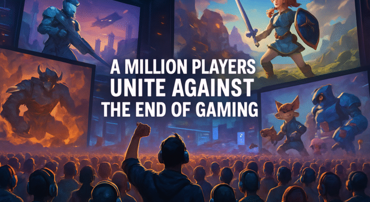 découvrez comment un million de joueurs se rassemblent face à la disparition programmée de certains jeux vidéo. ce mouvement inédit pourrait bouleverser l’avenir de l’industrie et redéfinir la conservation des jeux numériques.