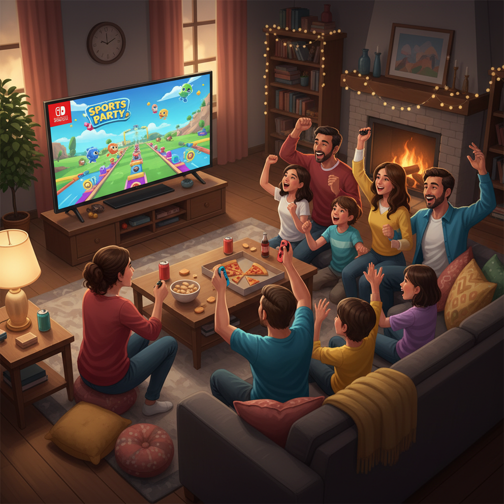 découvrez le tout premier jeu vidéo dynamique et familial de décathlon sur nintendo switch ! plongez en famille dans des défis sportifs ludiques et innovants, inspirés des activités phares de l’enseigne. fun et mouvement garantis pour petits et grands !