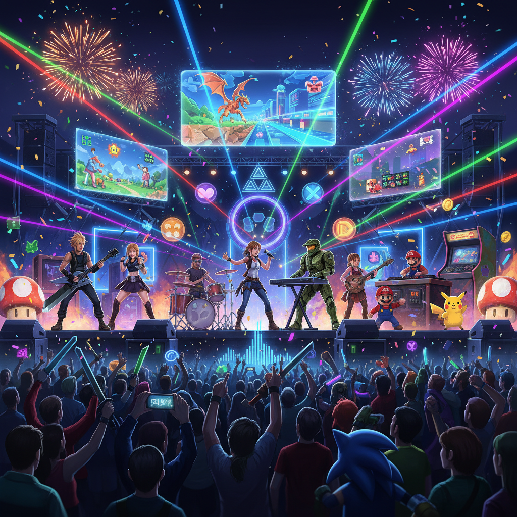 découvrez comment la musique des jeux vidéo s'impose sur les scènes de concert, captivant fans et curieux comme de véritables rock stars. plongez dans cet univers où les mélodies cultes prennent vie en live !