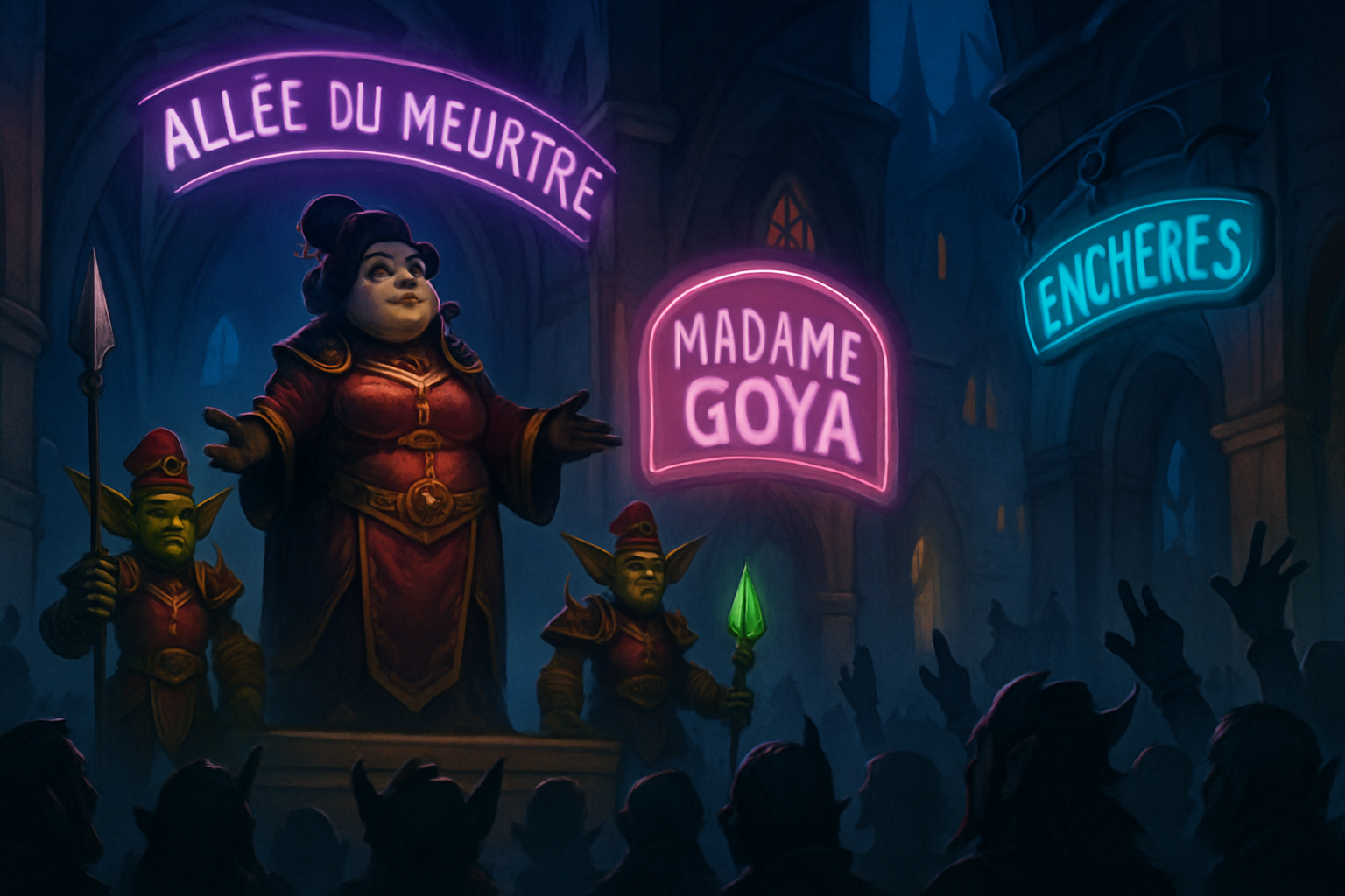 découvrez l'intrigant univers de madame goya à lune-d'argent : plongez dans les secrets et les mystères du marché noir, entre alliances dangereuses et affaires clandestines. une aventure unique vous attend !
