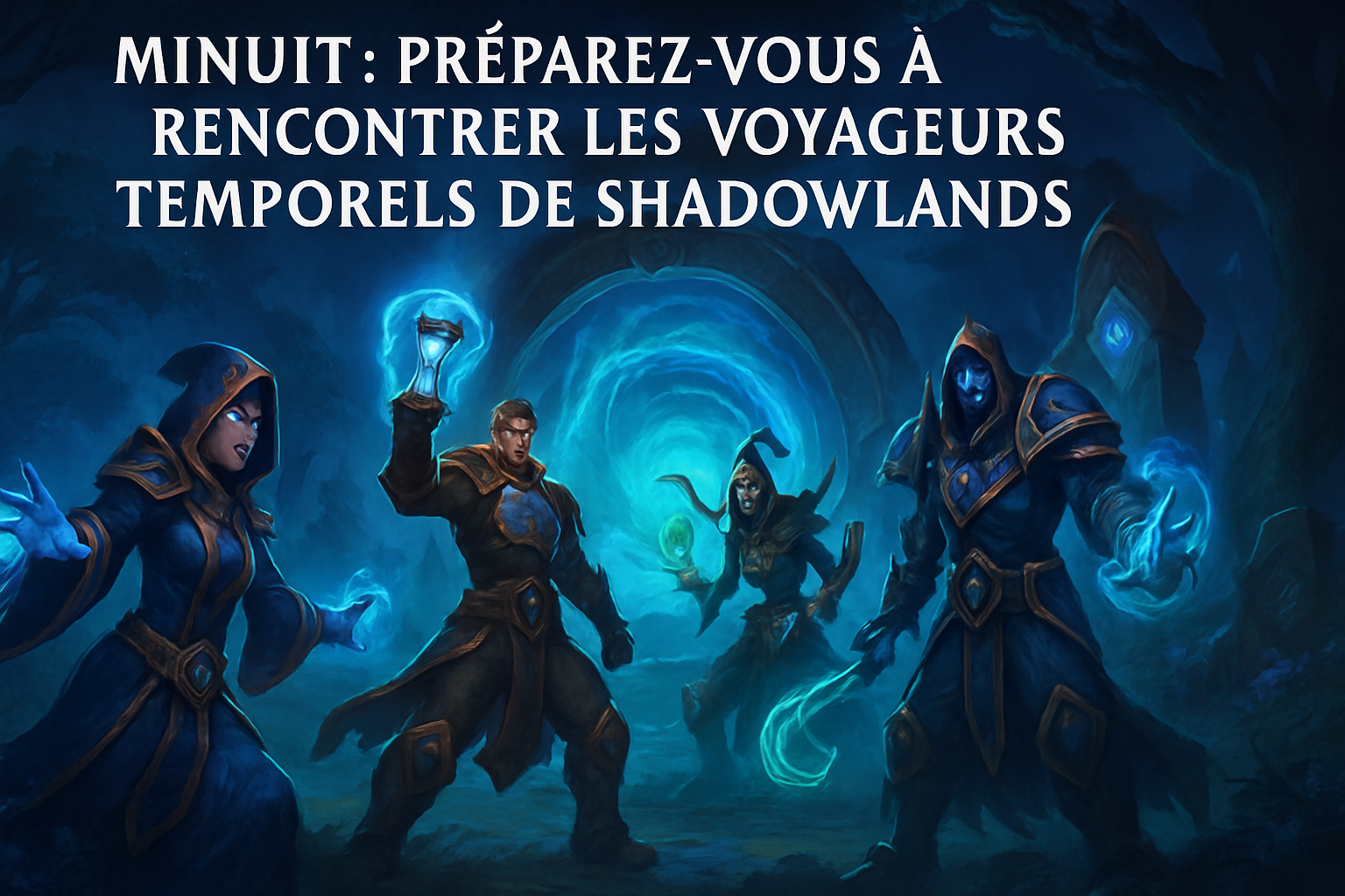 découvrez l'univers mystérieux de shadowlands à minuit et partez à la rencontre des voyageurs temporels. plongez dans une aventure fascinante entre passé, présent et futur !