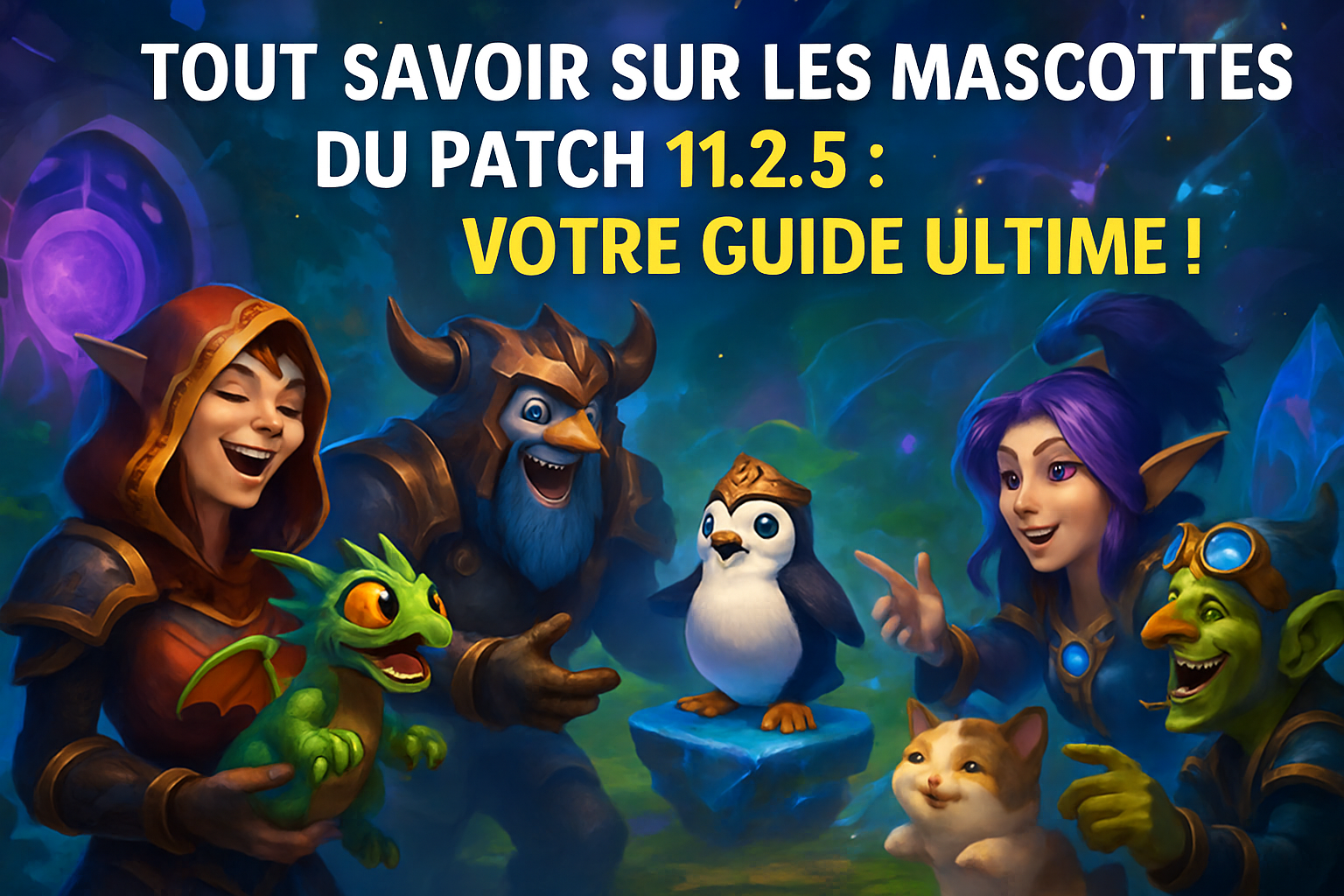 découvrez tout ce qu’il faut savoir sur les mascottes du patch 11.2.5 grâce à notre guide ultime : nouveautés, astuces, obtention et conseils pour profiter pleinement du jeu !