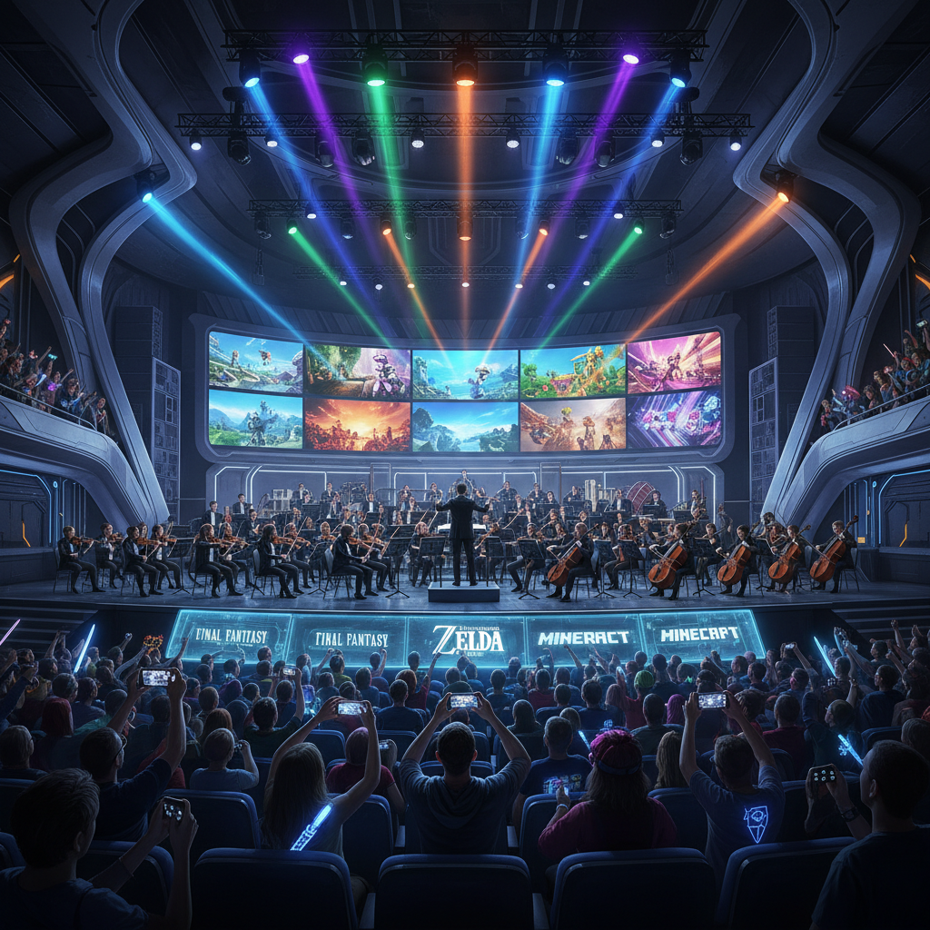 découvrez comment la musique des jeux vidéo quitte les consoles pour s'inviter sur les scènes de concert, offrant aux fans une expérience immersive et inédite entre univers vidéoludique et spectacle musical.