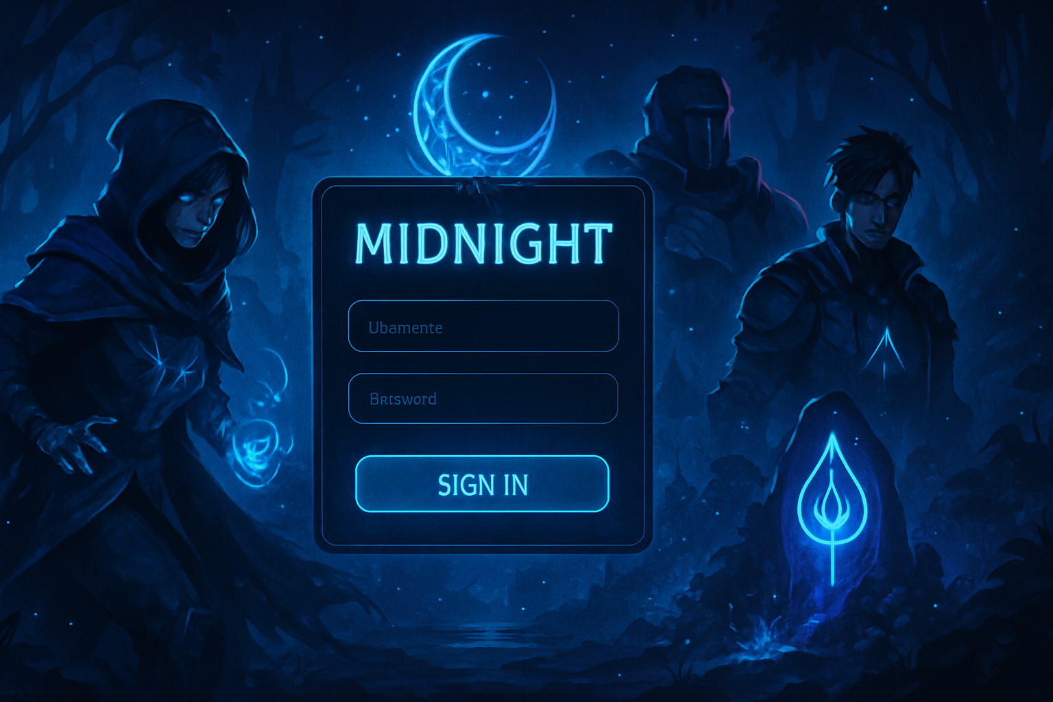 découvrez en exclusivité l'écran de connexion unique de la nouvelle extension midnight, bientôt disponible. plongez dans une expérience immersive avant tout le monde !