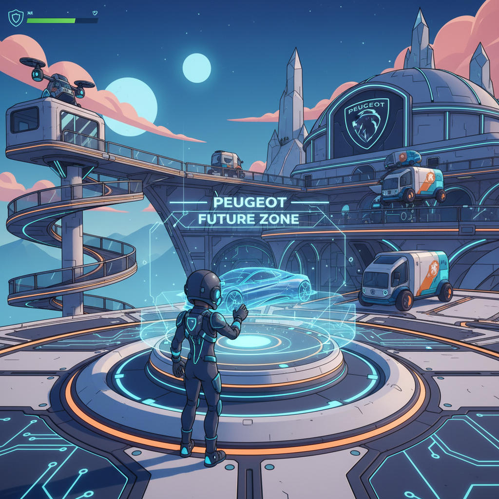 découvrez en exclusivité le nouveau concept-car de peugeot révélé dans l’univers de fortnite, alliant innovation automobile et expérience immersive unique.
