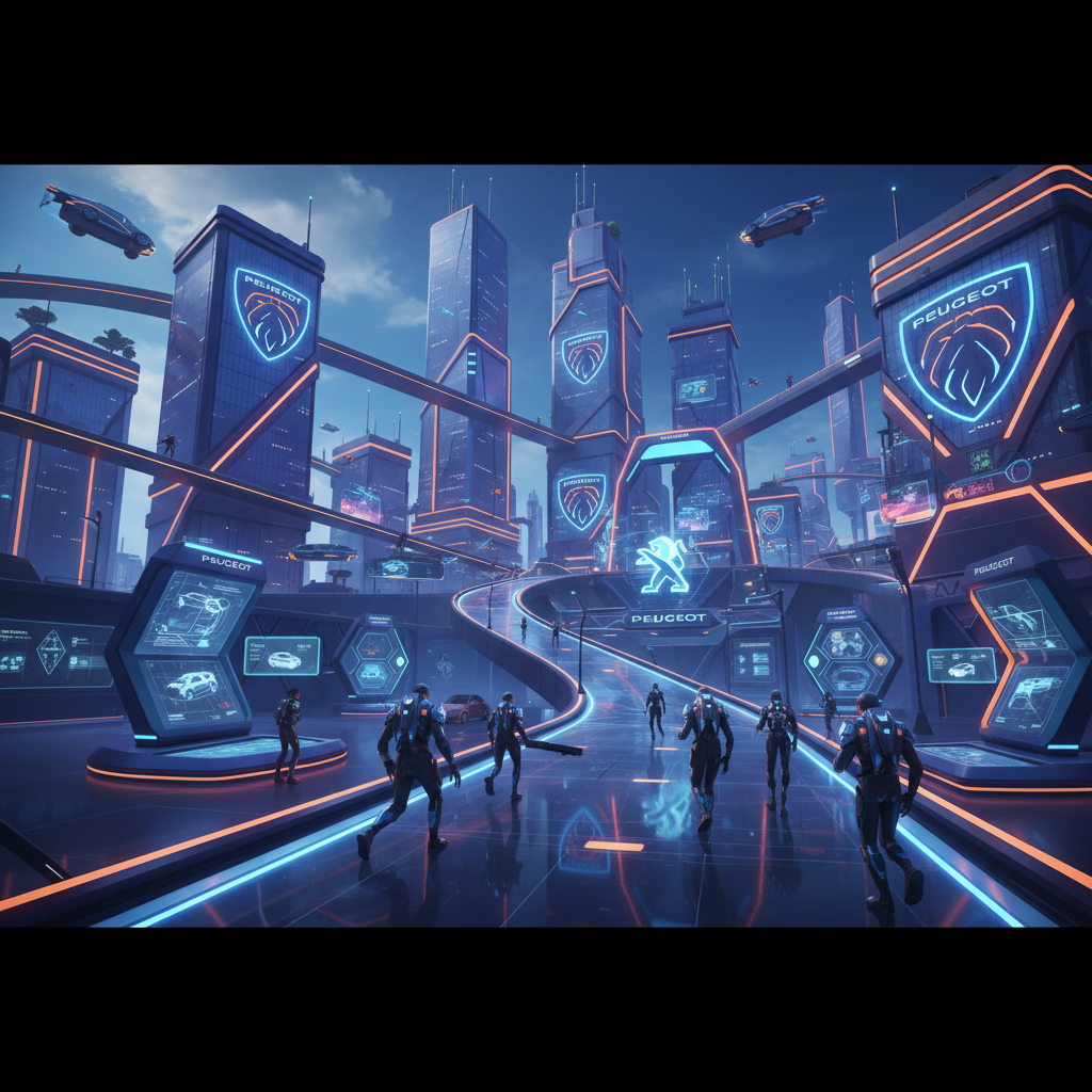 découvrez en exclusivité le nouveau concept-car de peugeot dévoilé dans l'univers immersif de fortnite, une expérience unique alliant innovation automobile et gaming.