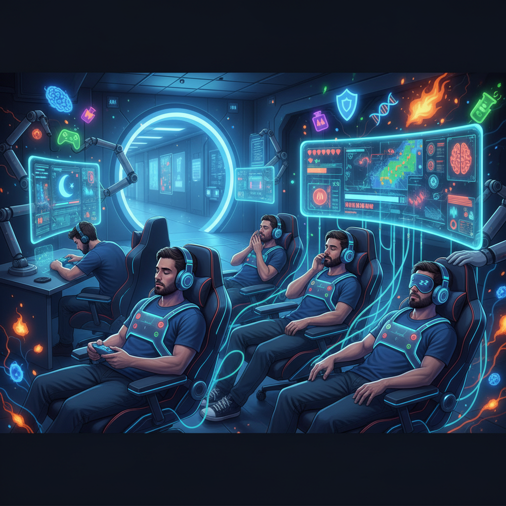 participez à une étude unique dans un hôpital qui recrute 40 adultes pour analyser l'impact des jeux vidéo sur le sommeil nocturne.