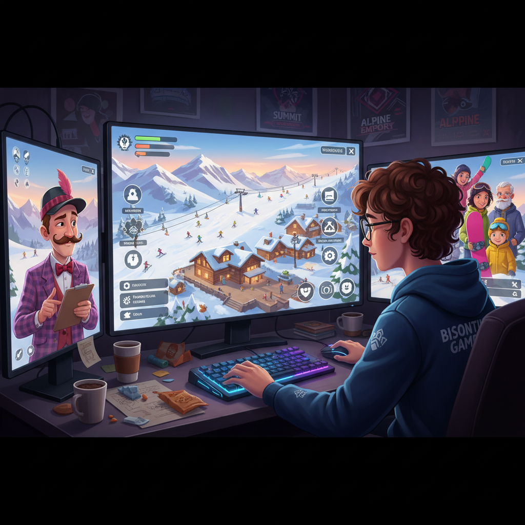 découvrez l'histoire d'un adolescent de besançon qui a conçu un jeu vidéo innovant, plongeant les joueurs dans la gestion immersive d'une station de ski. une aventure prometteuse mêlant créativité et passion pour les jeux vidéo.