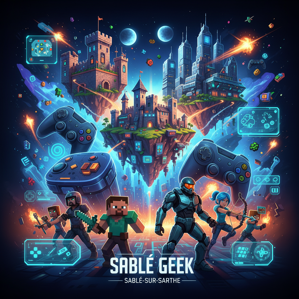 découvrez la première édition du festival sablé geek à sablé-sur-sarthe, un événement incontournable pour tous les fans d'univers vidéoludiques avec vidéos, animations et rencontres.