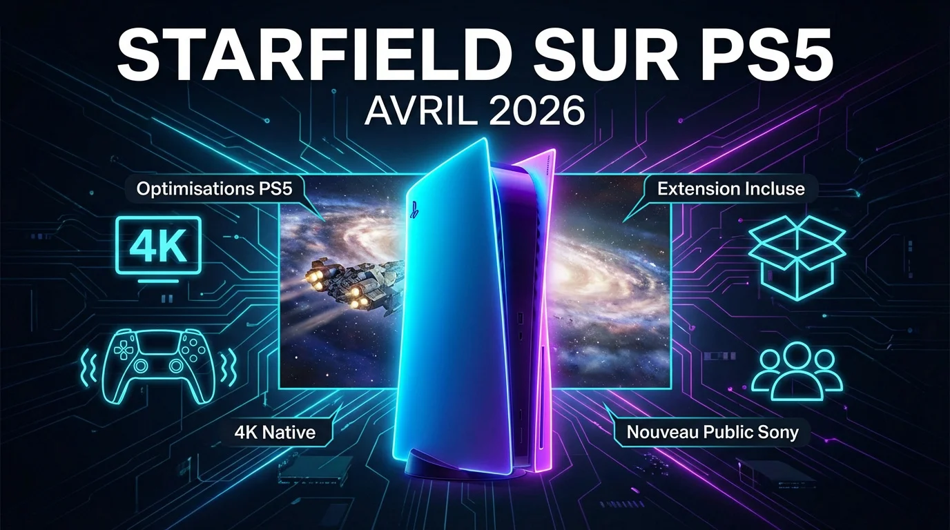 Exploration spatiale dans Starfield sur console PlayStation 5