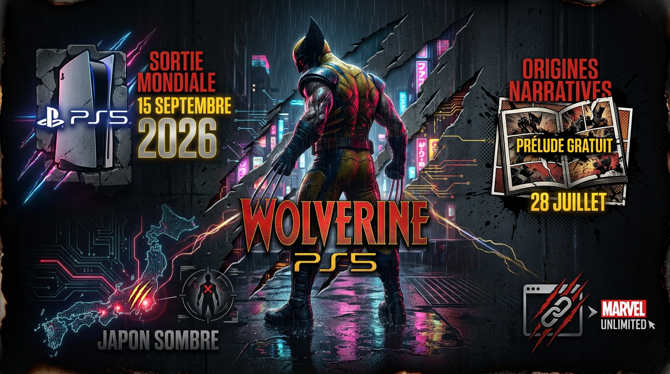 Wolverine PS5 sortie mondiale et prélude gratuit